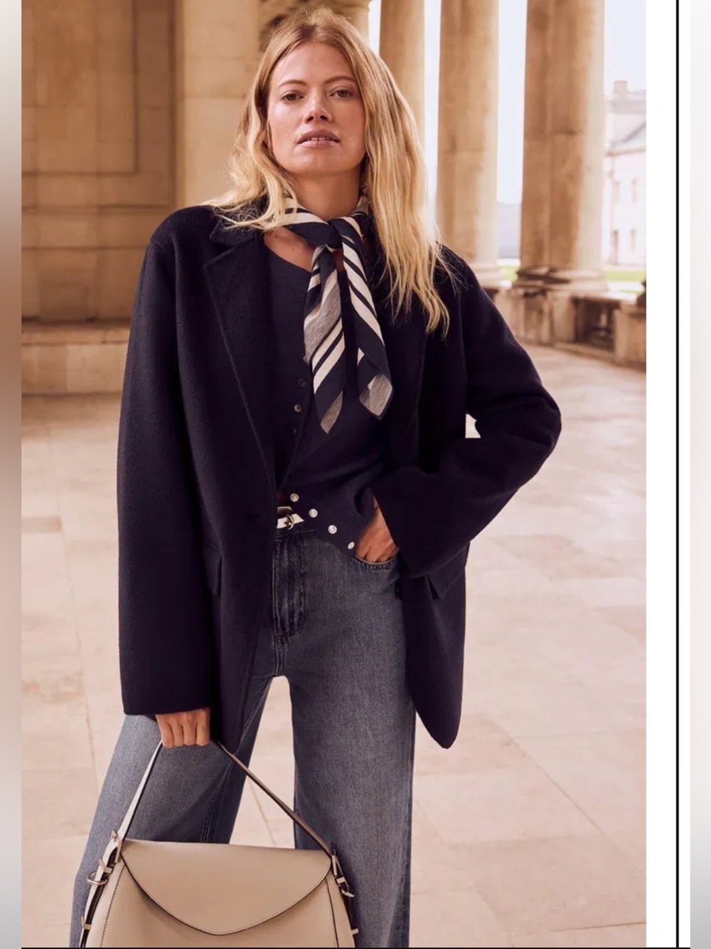 Mint Velvet Charcoal Wool Coat